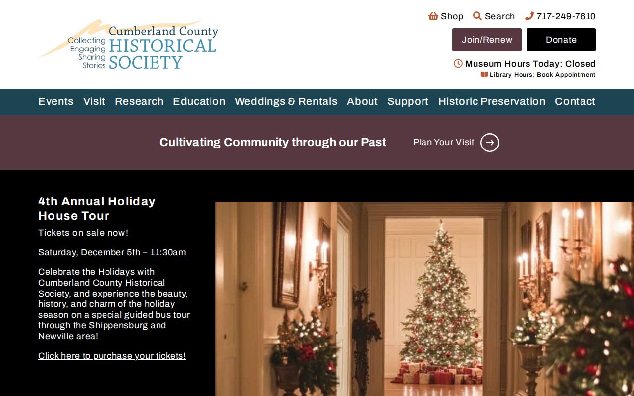 Cumberland County city directory Historical Society research gateway