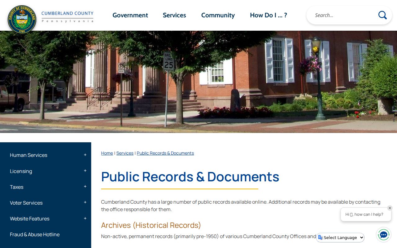 Cumberland County residents directory public records hub
